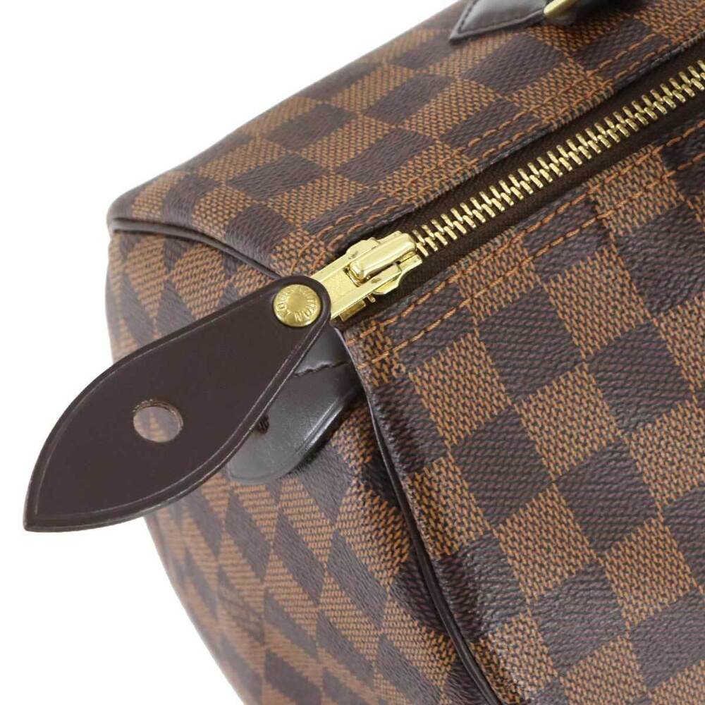 LOUIS VUITTON Brown Damier Speedy 30 Boston Bag - Picture 9 of 9